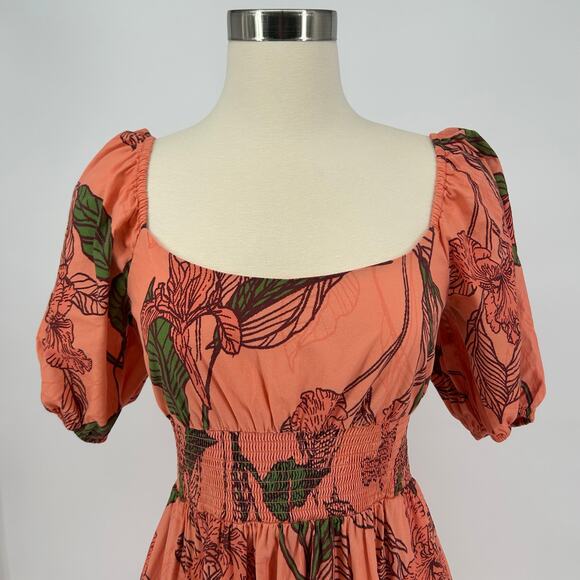 Hutch Lora Midi Floral Dress – Size M – Pockets + Flaw on Shoulder - Picture 3 of 8